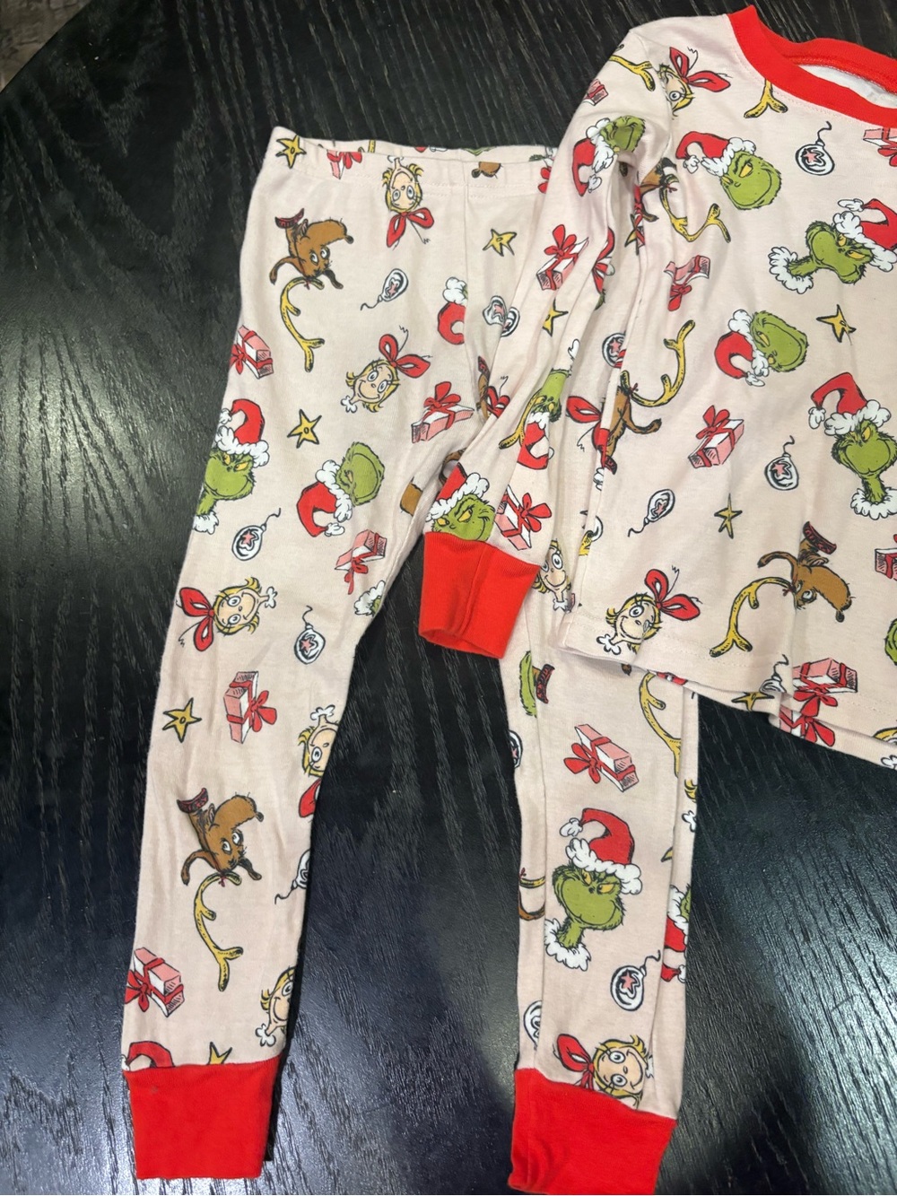 Carter’s Toddler 2-Piece Christmas Grinch Pajamas Size 3T Organic Cotton - Picture 4 of 9